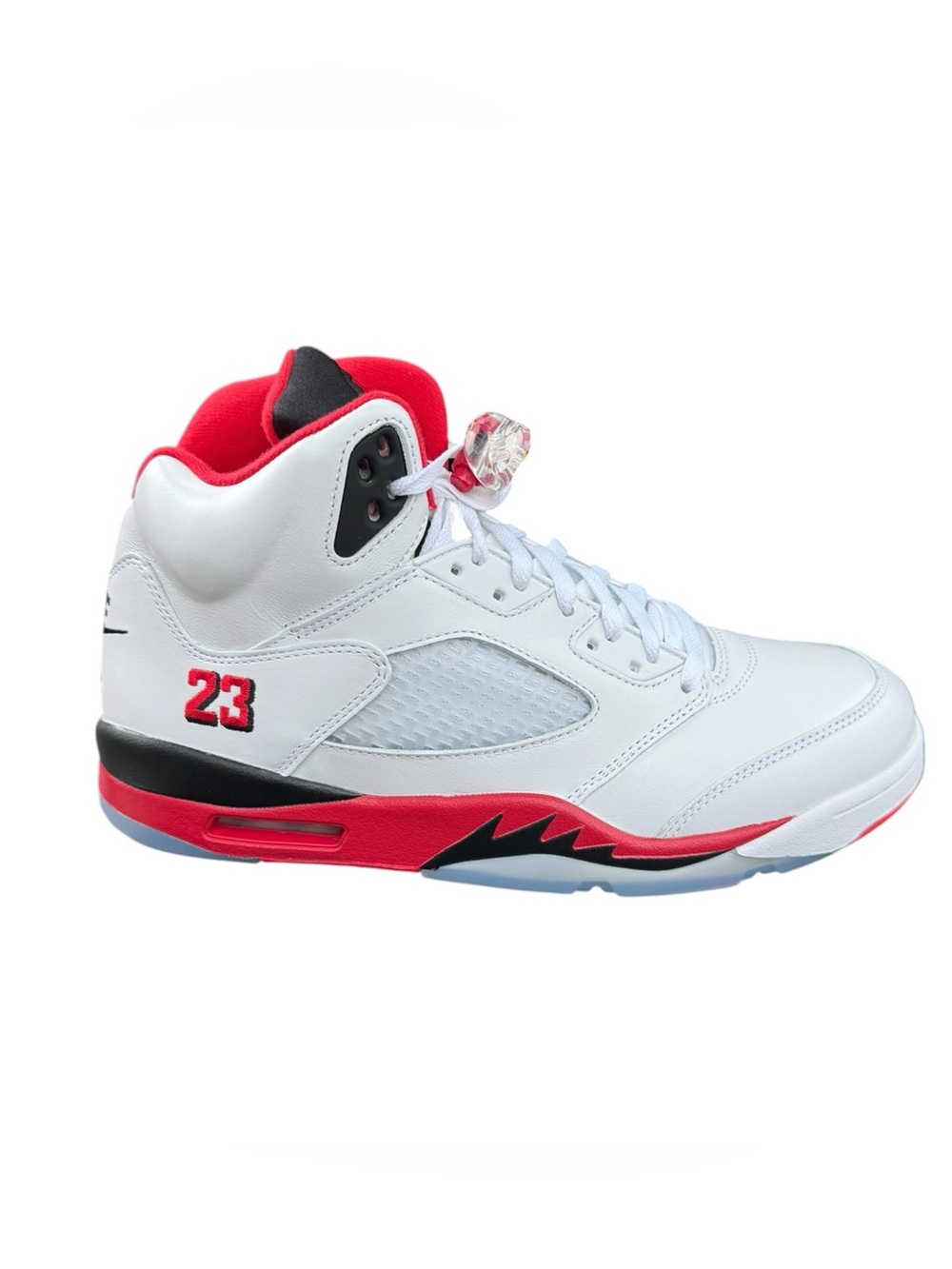 DS Jordan 5 Fire Red Black Tongue Sz 11